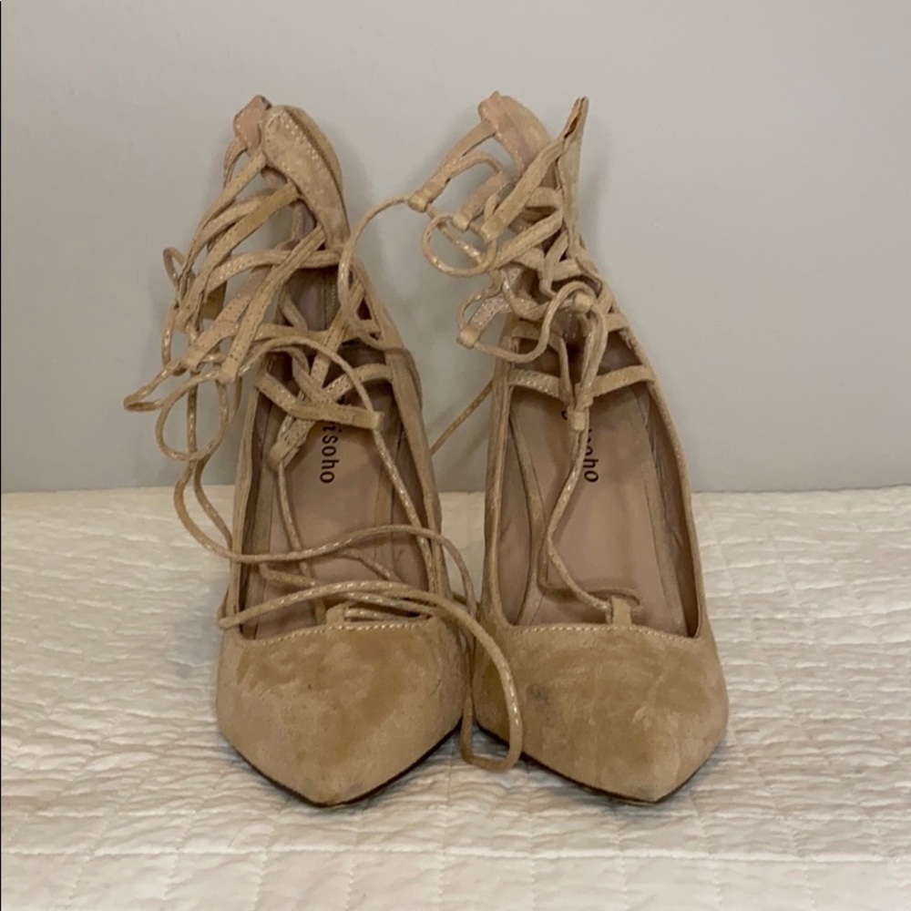 Lace up heels